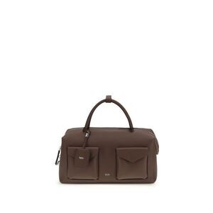 Max Mara Brown Calf Leather Bos Taurus Women's Handbag